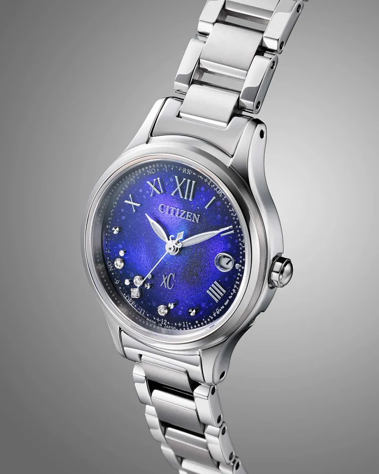 Citizen xC Blue Dial Super Titanium with Platinum DLC Coating Citizen xC Blue Dial Super Titanium with Platinum DLC Coating